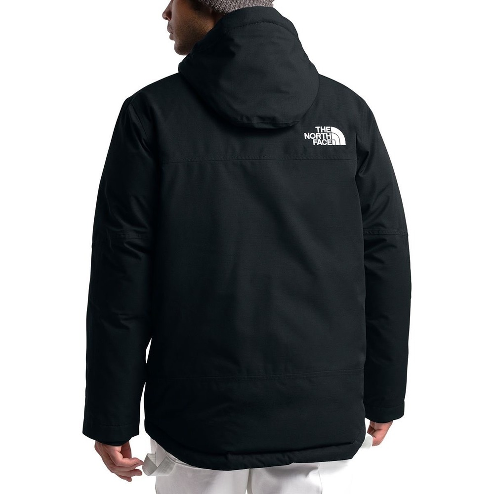 The North Face Men Large Balham 550 Down Warm Insulated Winter Jacket Black Camo - Picture 3 of 16